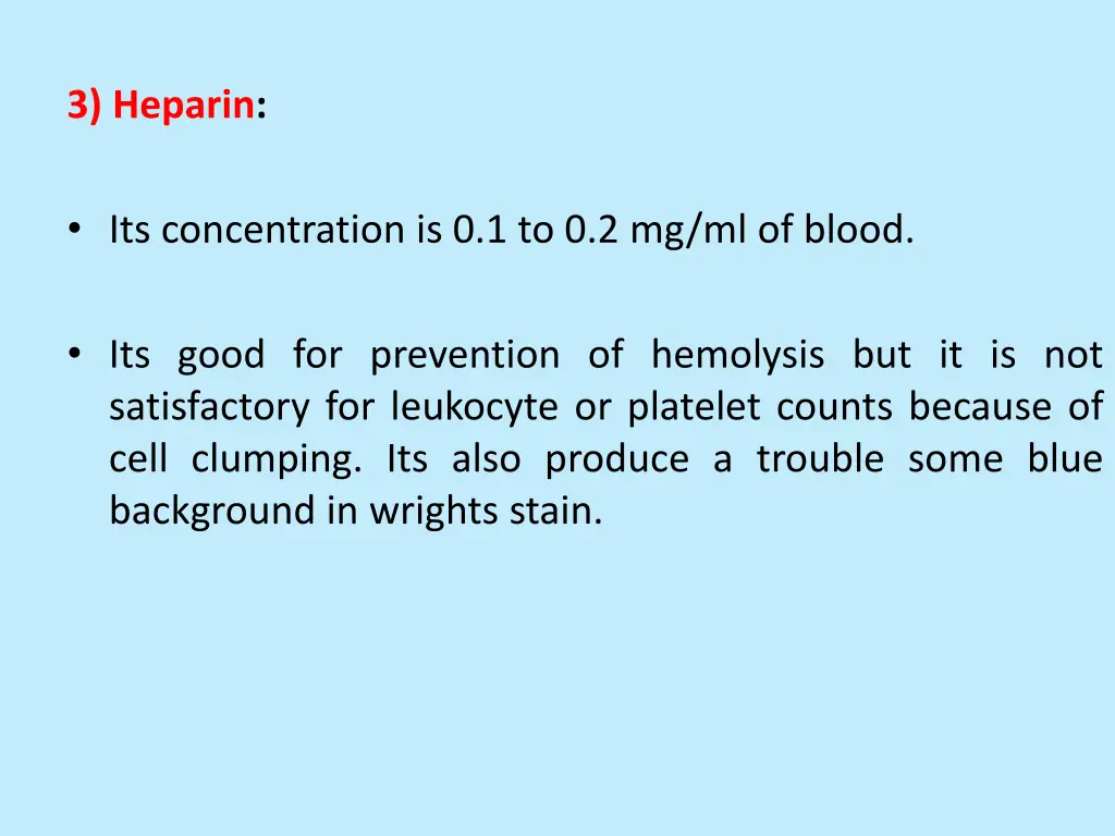 3 heparin