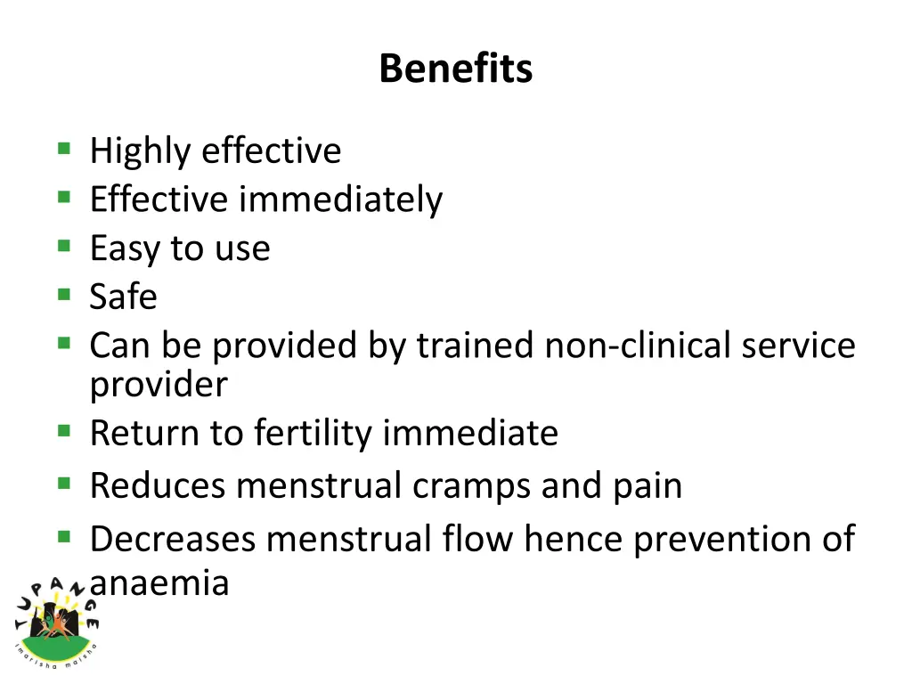 benefits