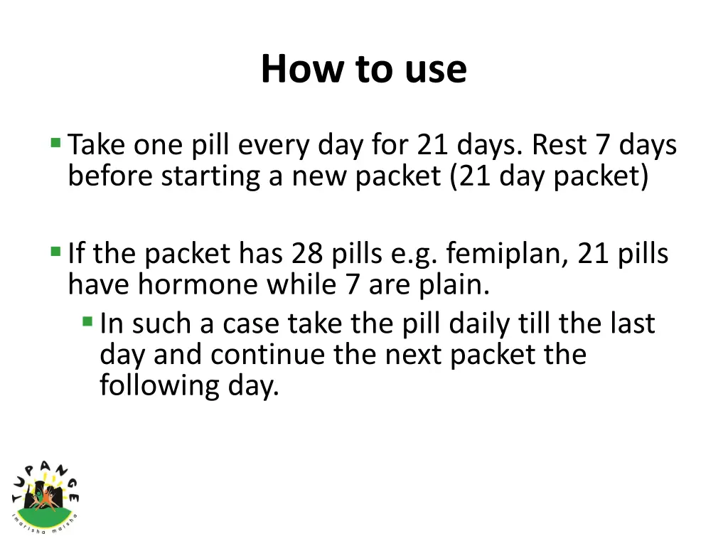 how to use