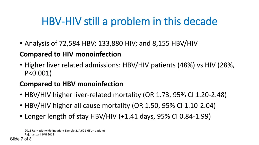 hbv hbv hiv still a problem in this decade