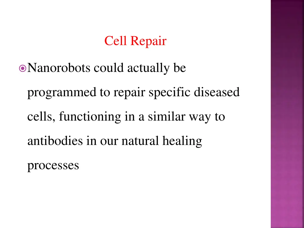 cell repair