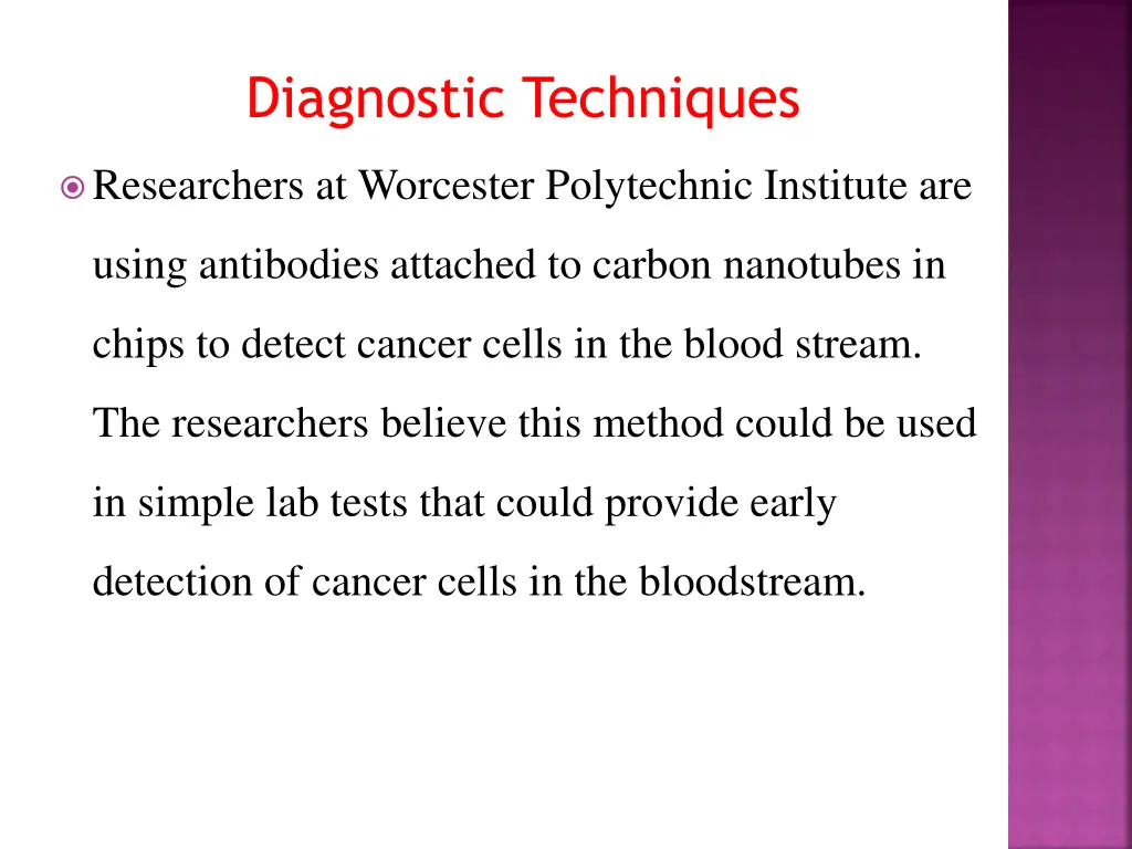 diagnostic techniques