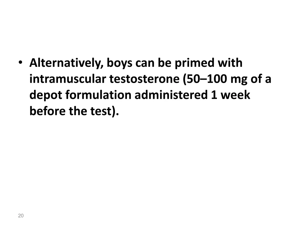 alternatively boys can be primed with