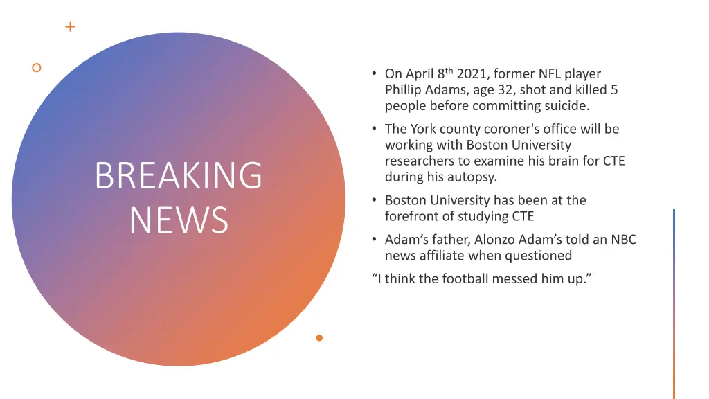 breaking news