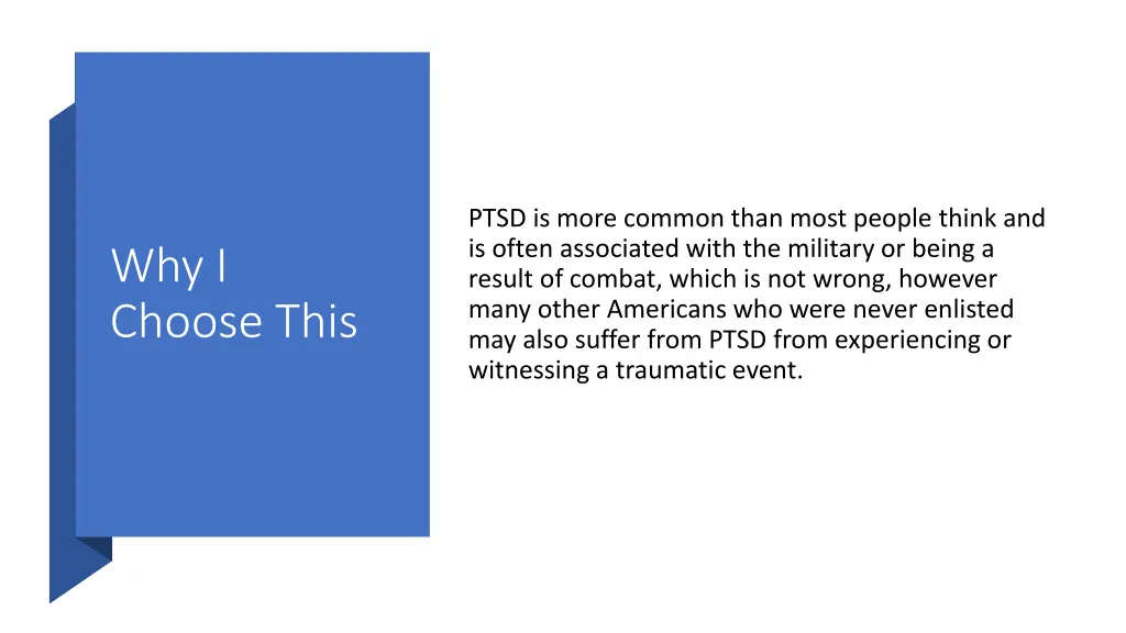ptsd is more common than most people think