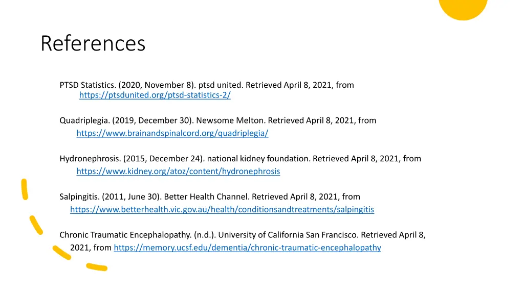 references