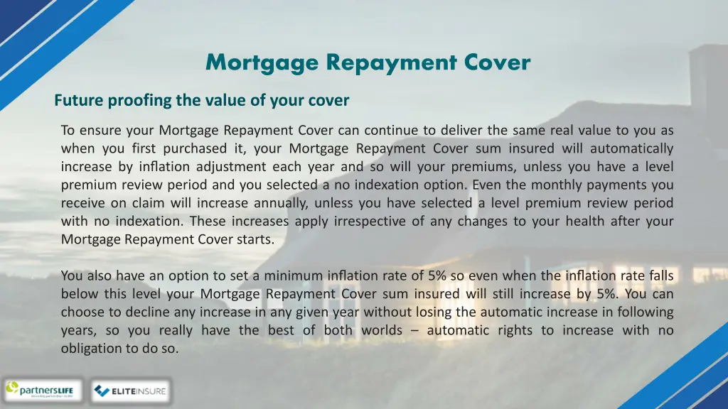 mortgage repayment cover 11
