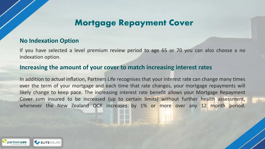 mortgage repayment cover 12