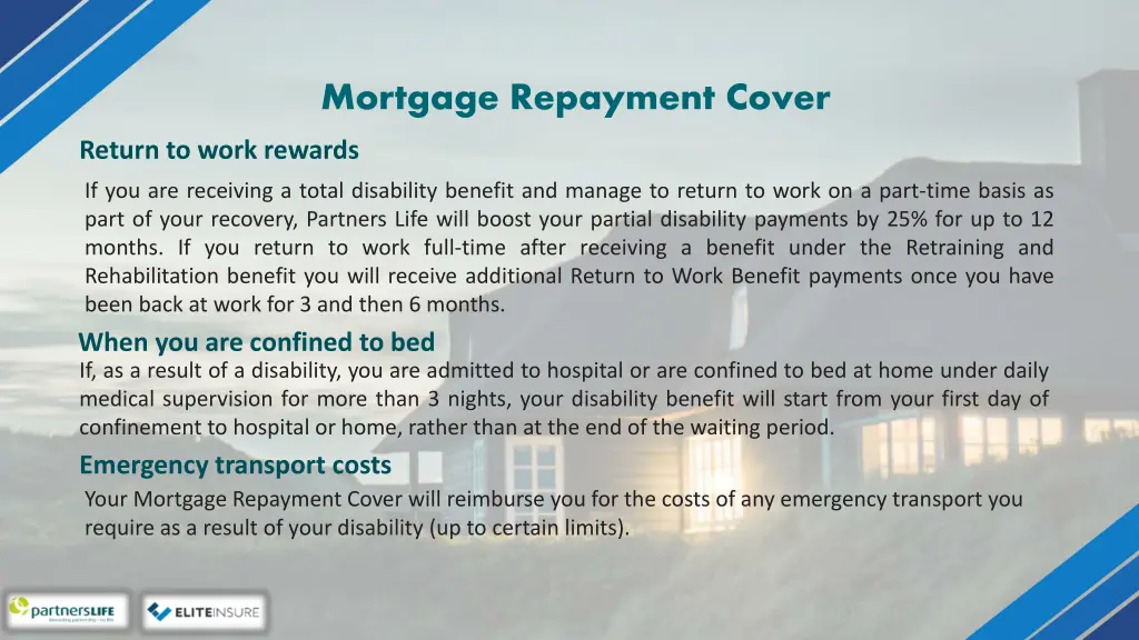 mortgage repayment cover 7
