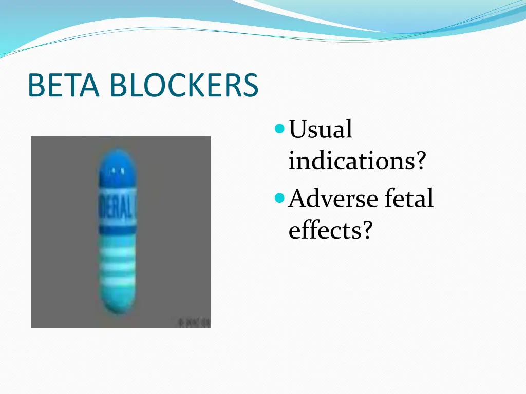 beta blockers