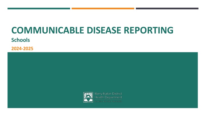 communicable disease reporting schools
