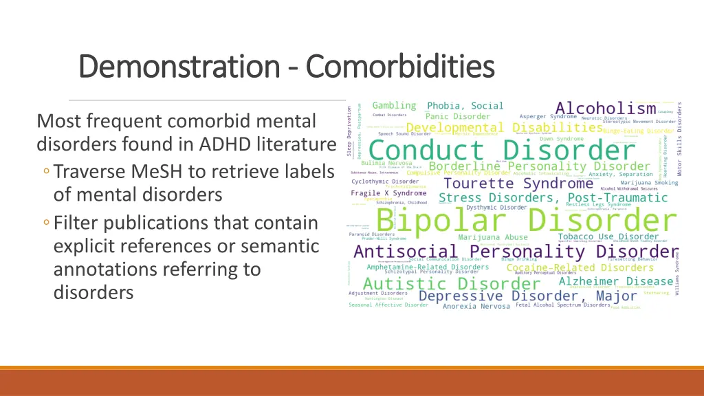 demonstration demonstration comorbidities