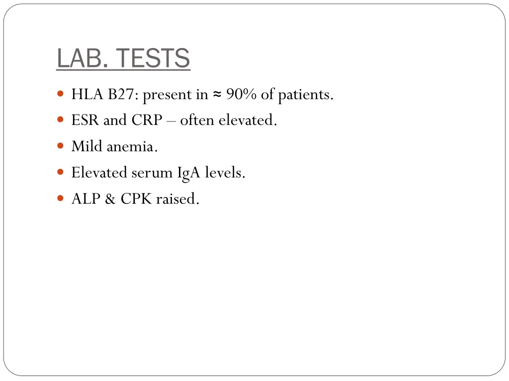 lab tests