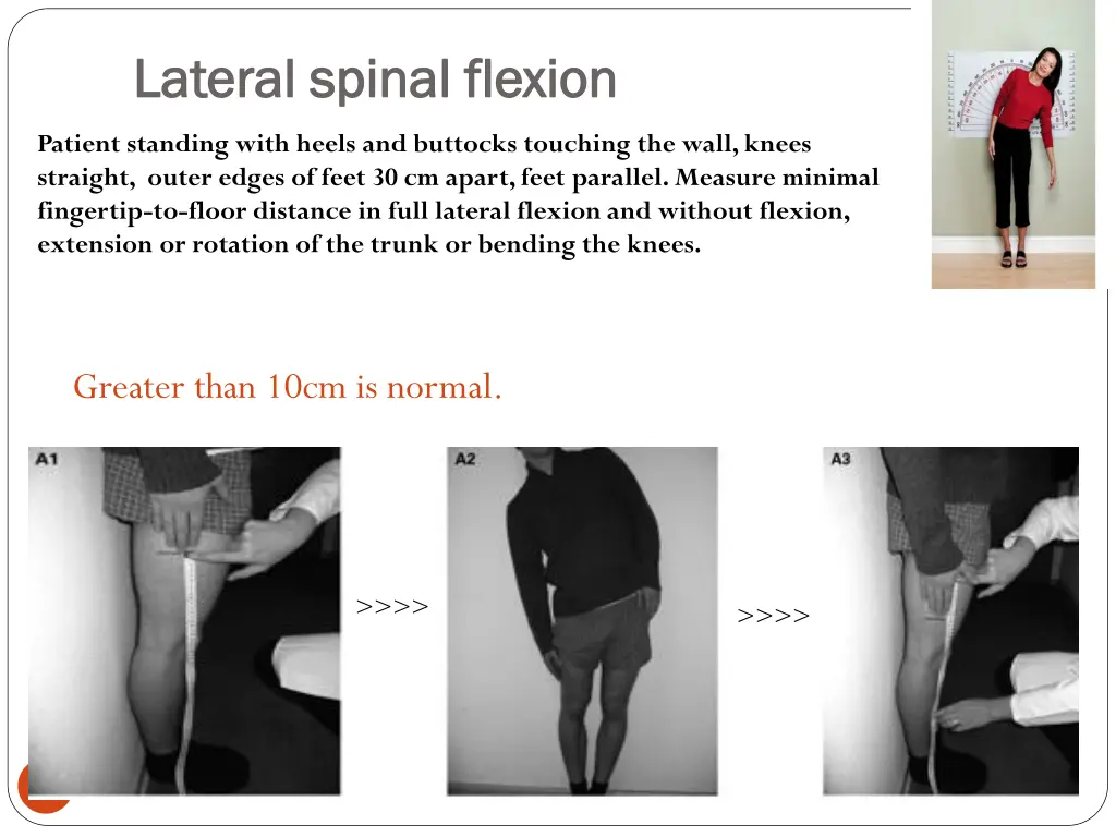 lateral spinal flexion lateral spinal flexion