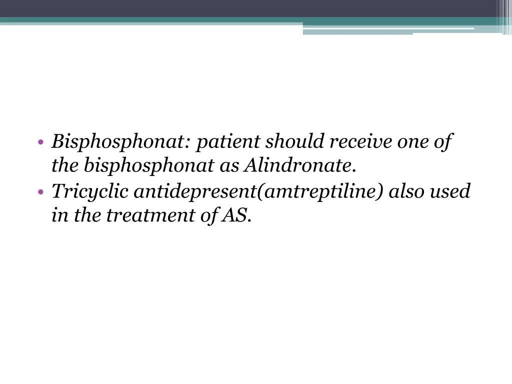 bisphosphonat patient should receive