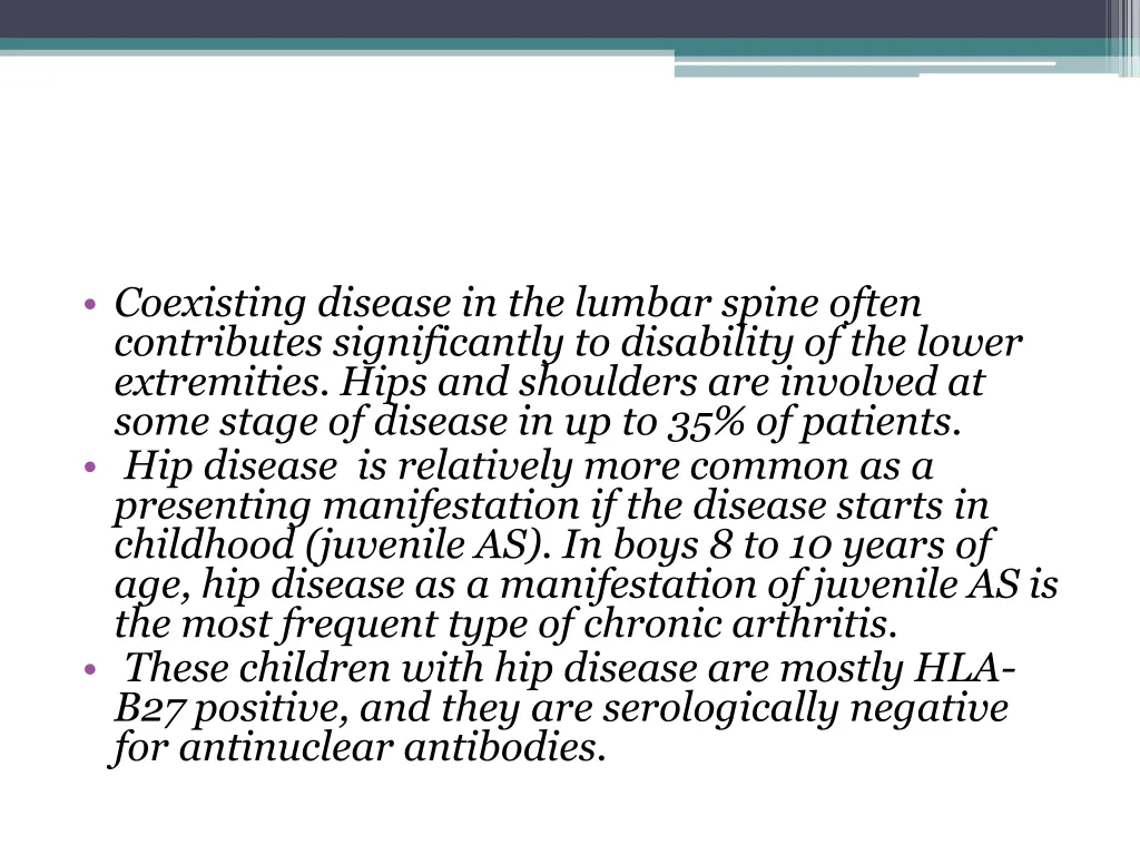 coexisting disease in the lumbar spine often