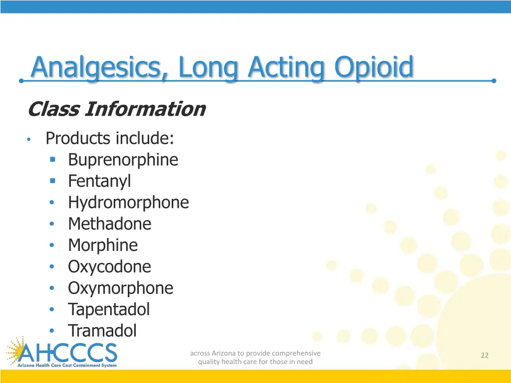 analgesics long acting opioid 1