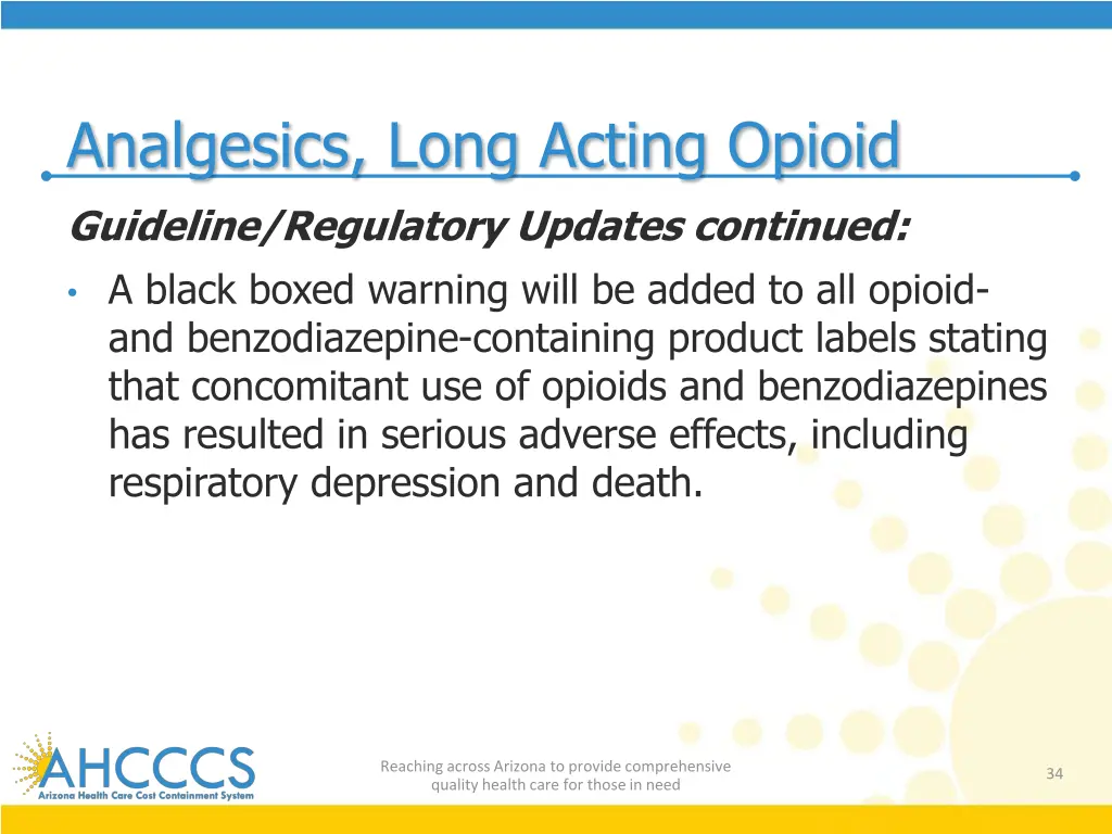 analgesics long acting opioid guideline