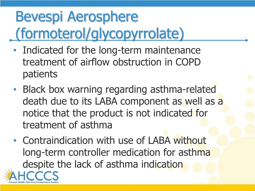 bevespi aerosphere formoterol glycopyrrolate