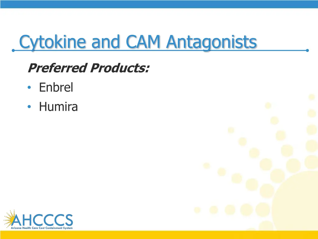 cytokine and cam antagonists 4