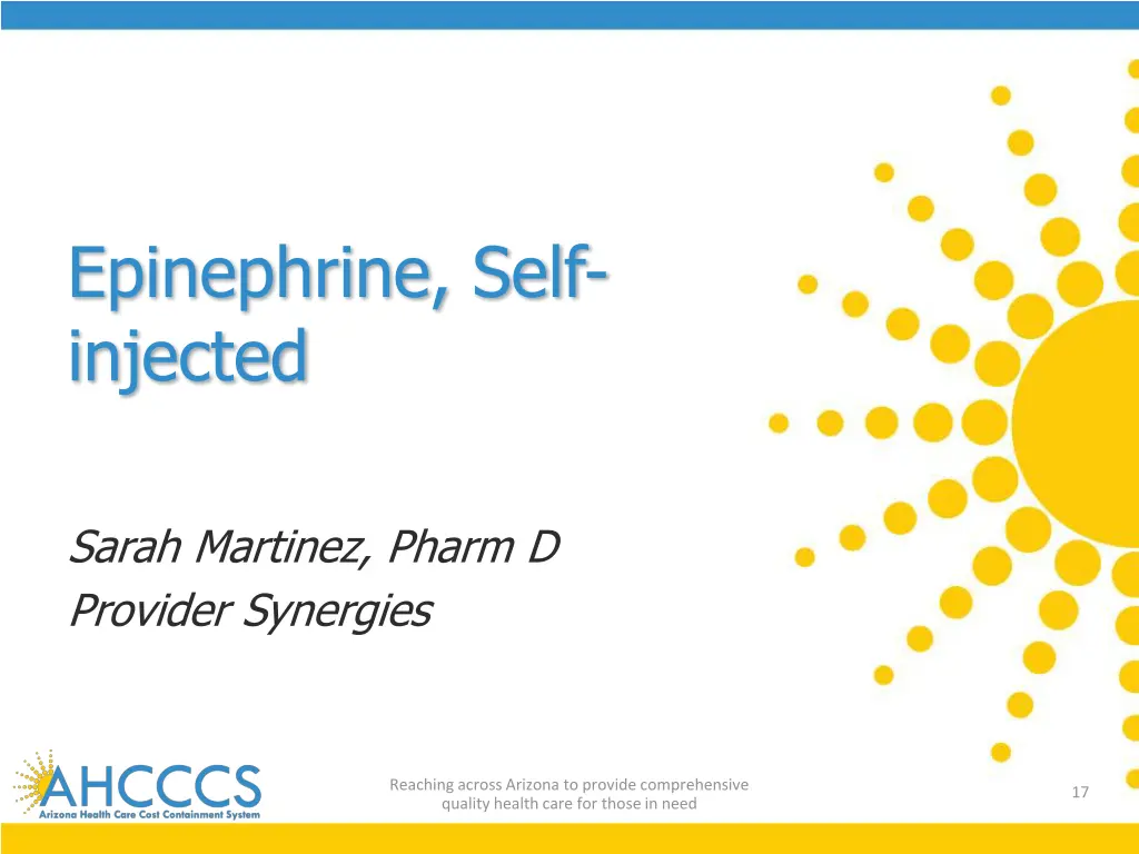 epinephrine self injected