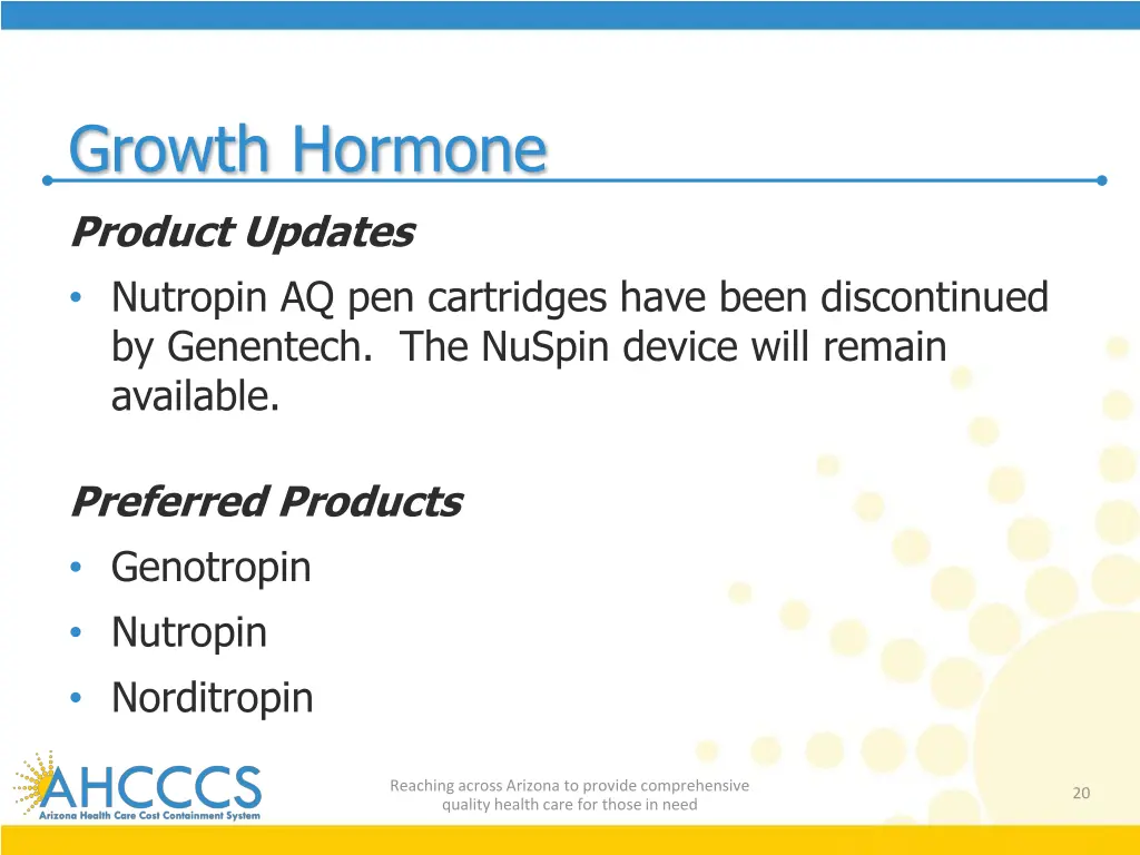 growth hormone product updates nutropin