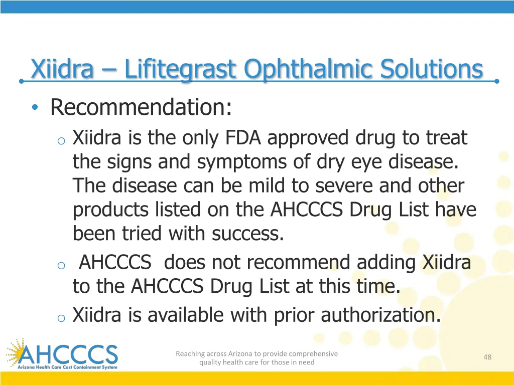 xiidra lifitegrast ophthalmic solutions 2