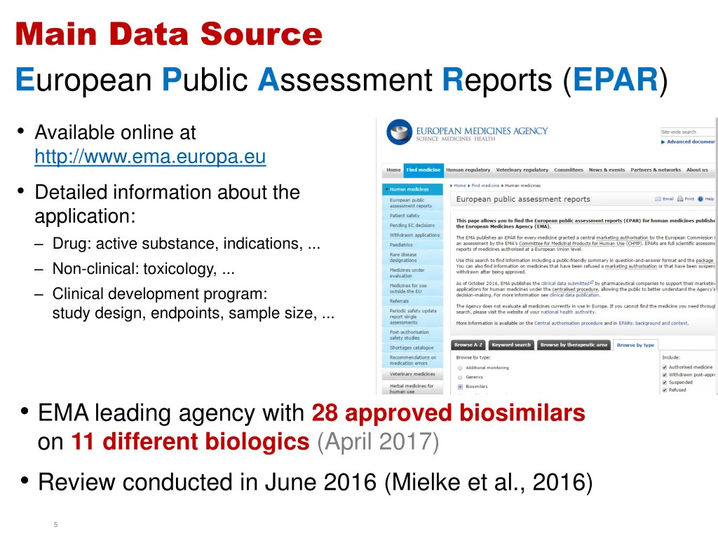 main data source e uropean p ublic a ssessment