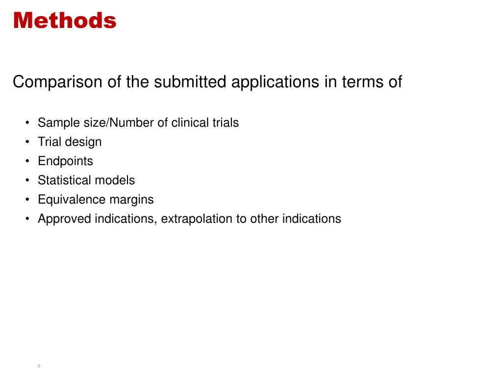 methods