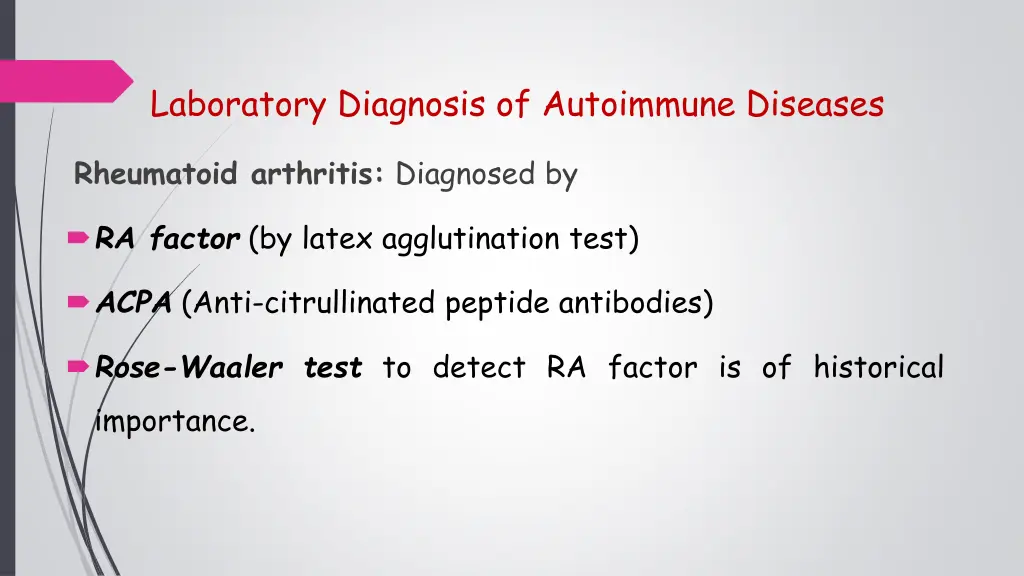 laboratory diagnosis of autoimmune diseases 5