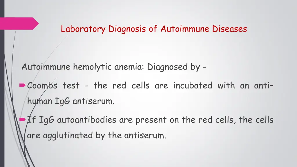 laboratory diagnosis of autoimmune diseases