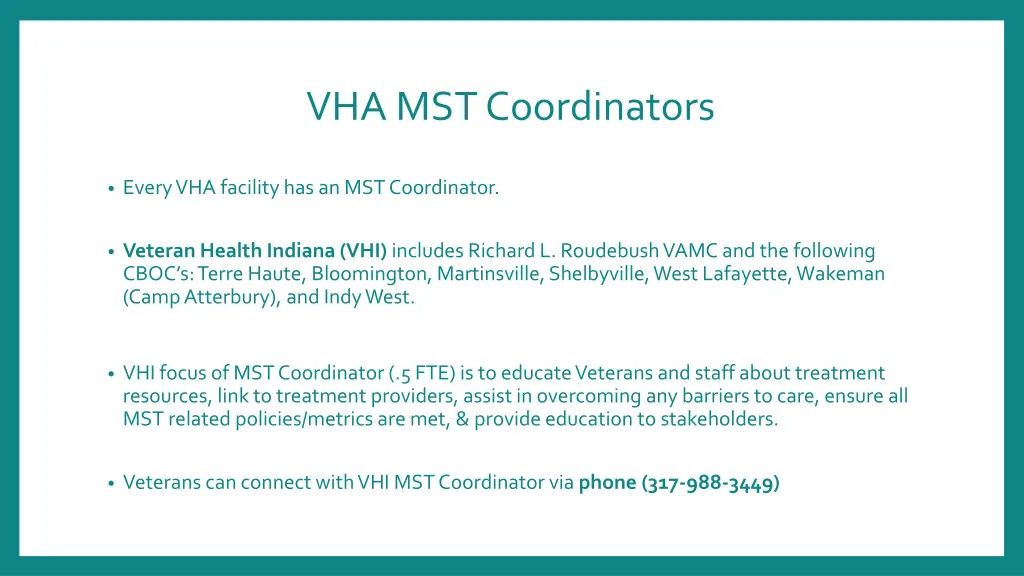 vha mst coordinators