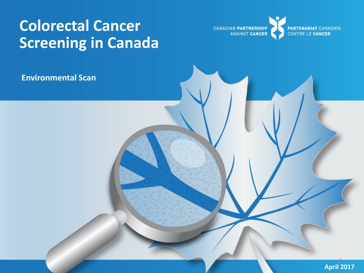 colorectal cancer screening in canada