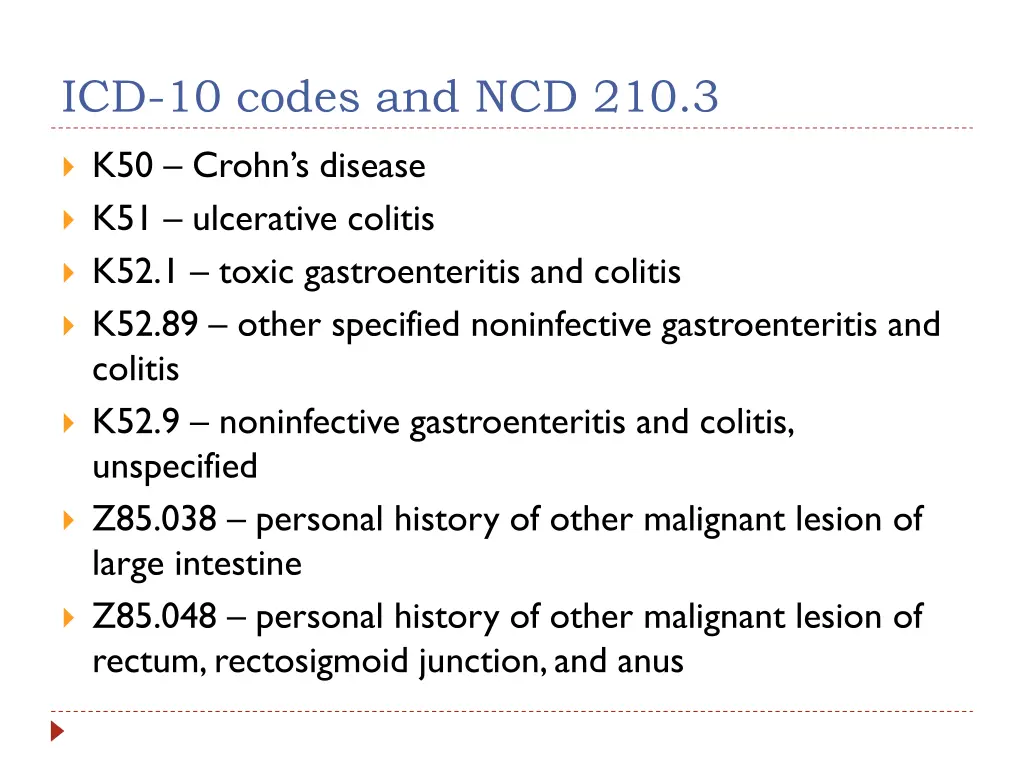 icd 10 codes and ncd 210 3