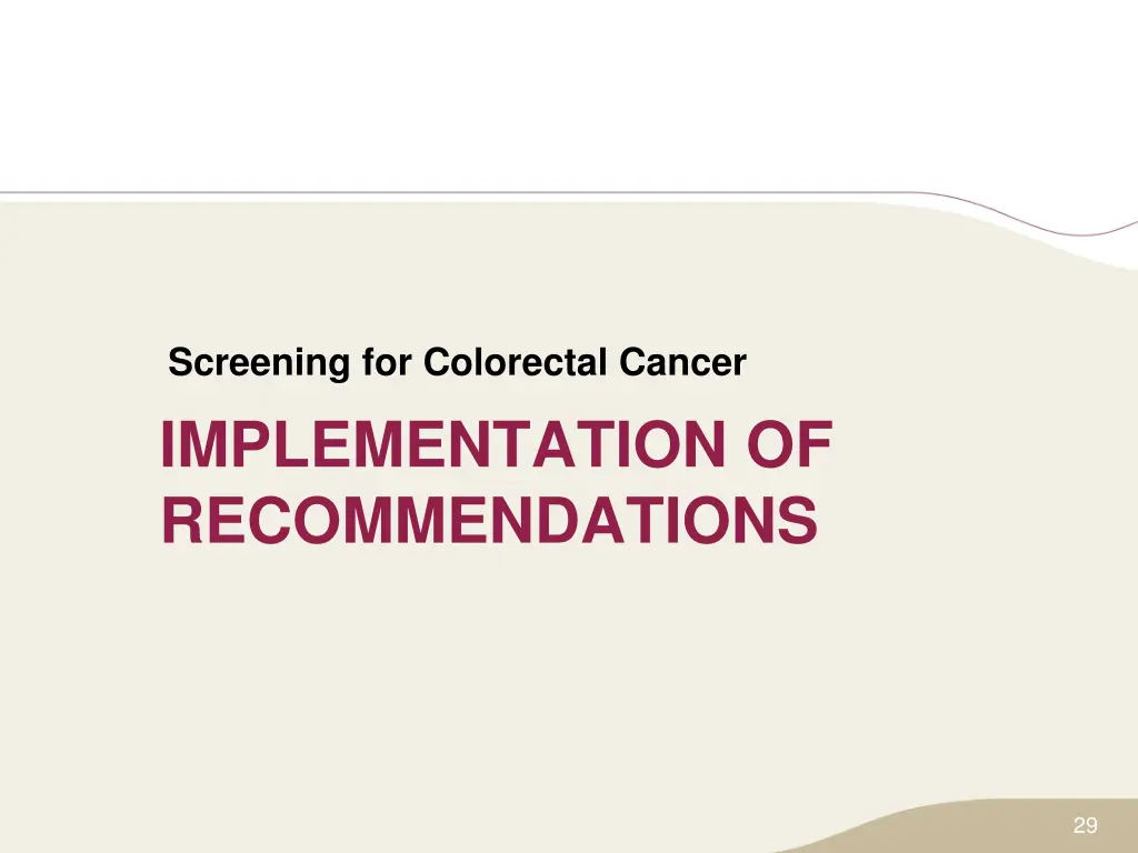 screening for colorectal cancer 3