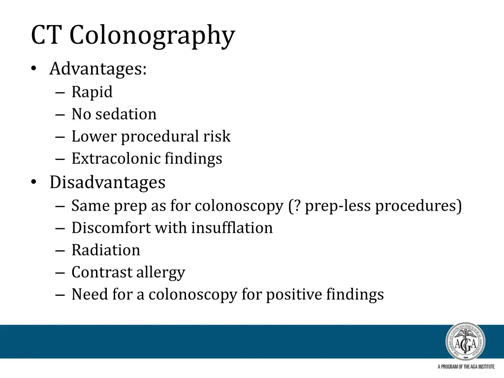 ct colonography advantages rapid no sedation