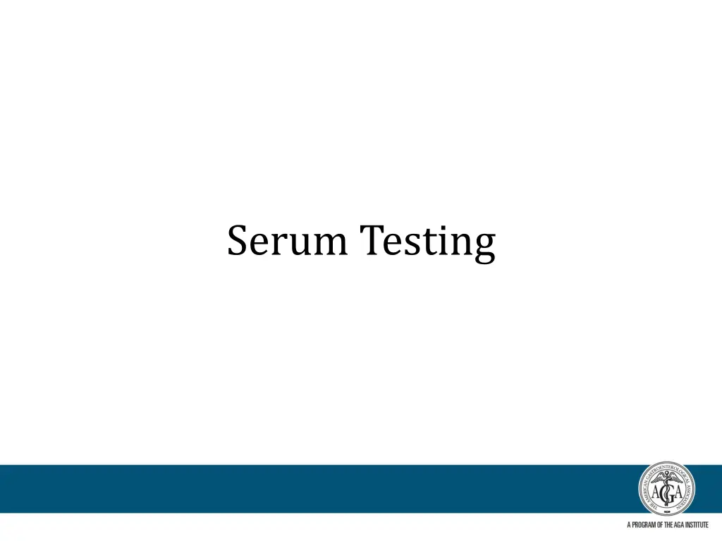 serum testing
