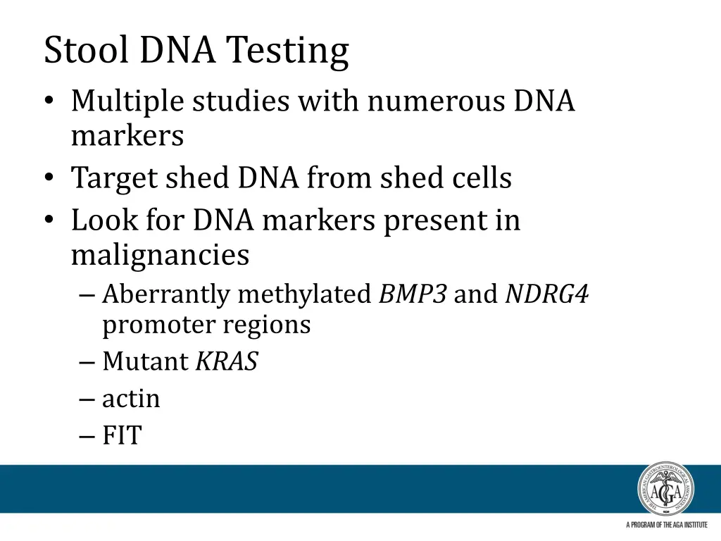 stool dna testing multiple studies with numerous