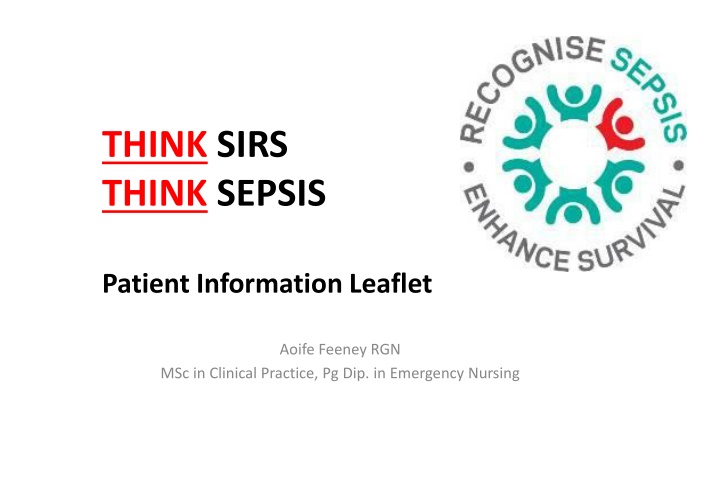 think sirs think sepsis