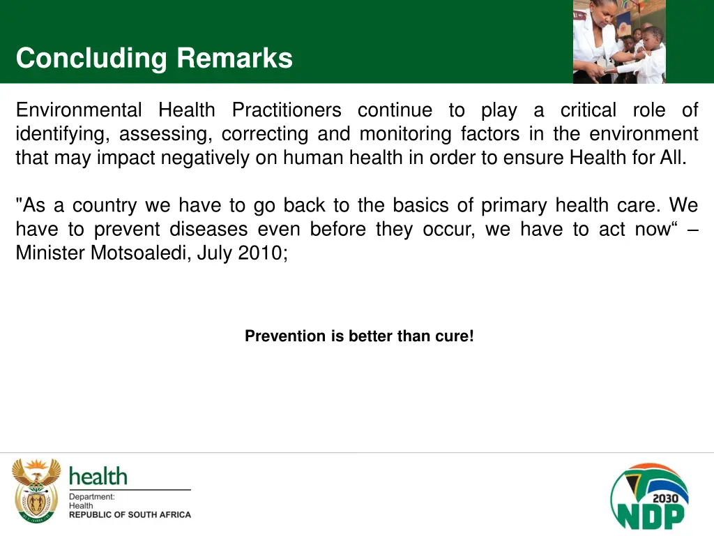 concluding remarks