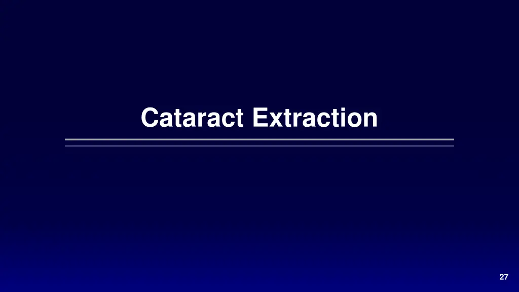 cataract extraction