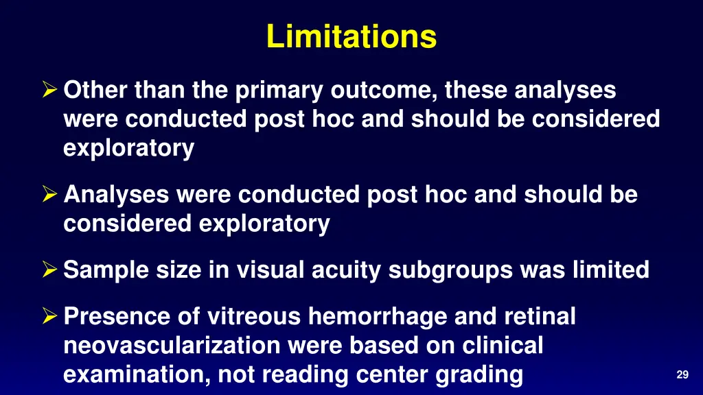 limitations