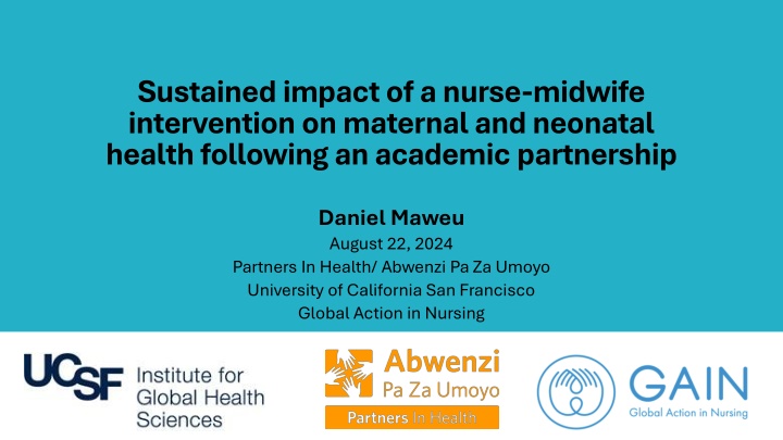 sustained impact of a nurse midwife intervention