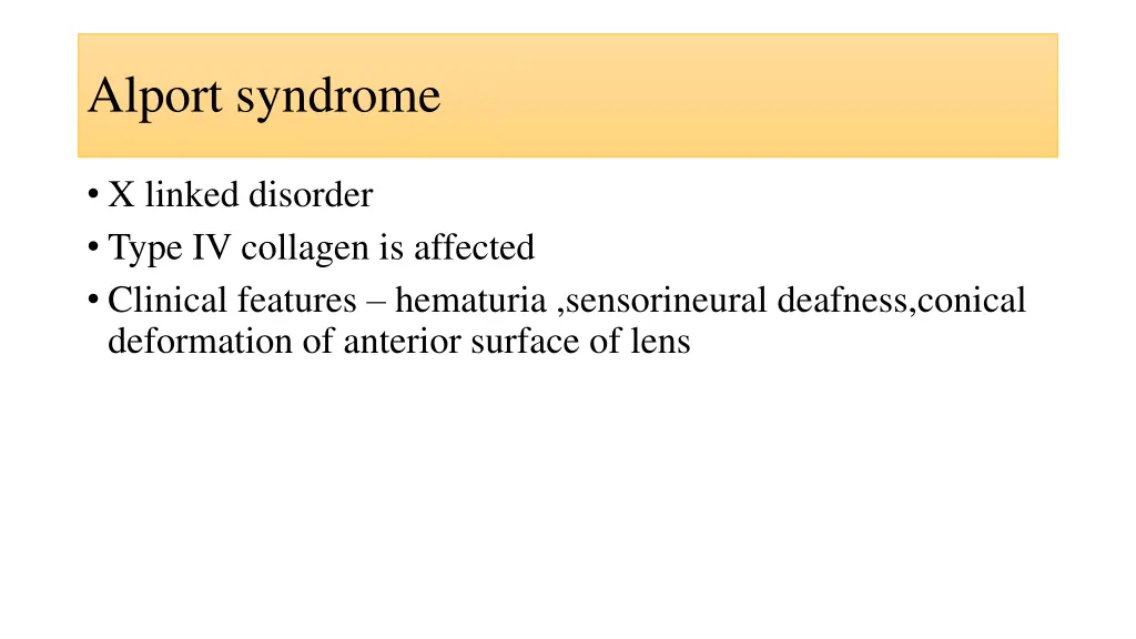 alport syndrome