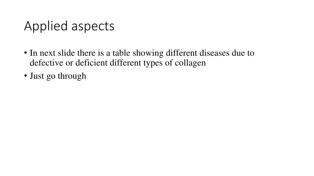 applied aspects