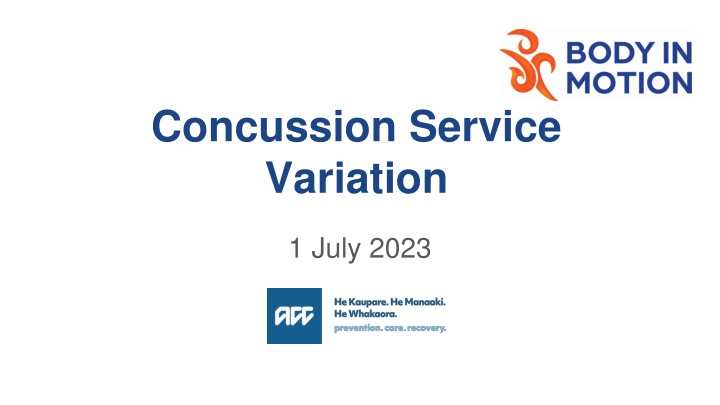 concussion service variation