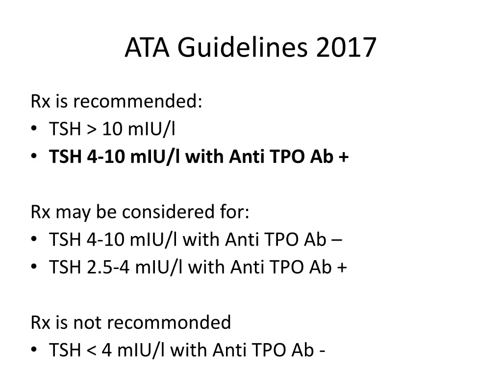 ata guidelines 2017