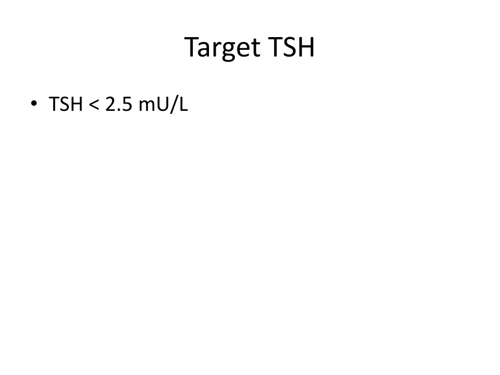 target tsh 1