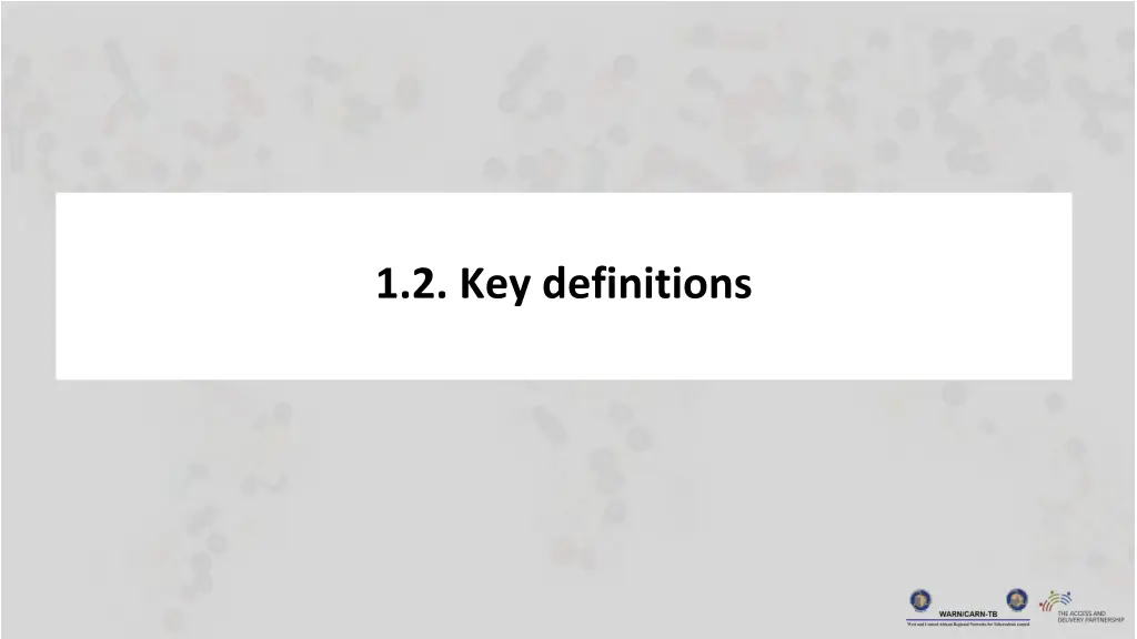 1 2 key definitions