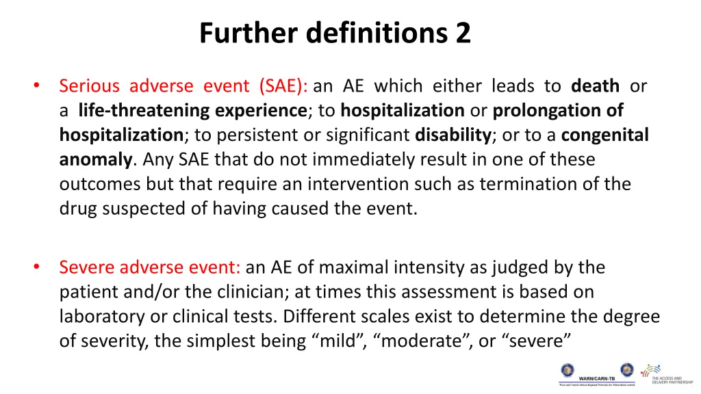further definitions 2